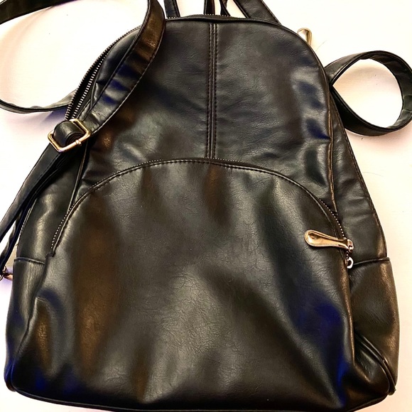 Faux leather backpack - Picture 2 of 10